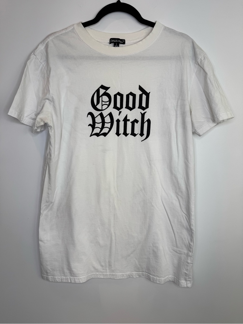 Dolls Kill Good Witch Graphic Tee White size large